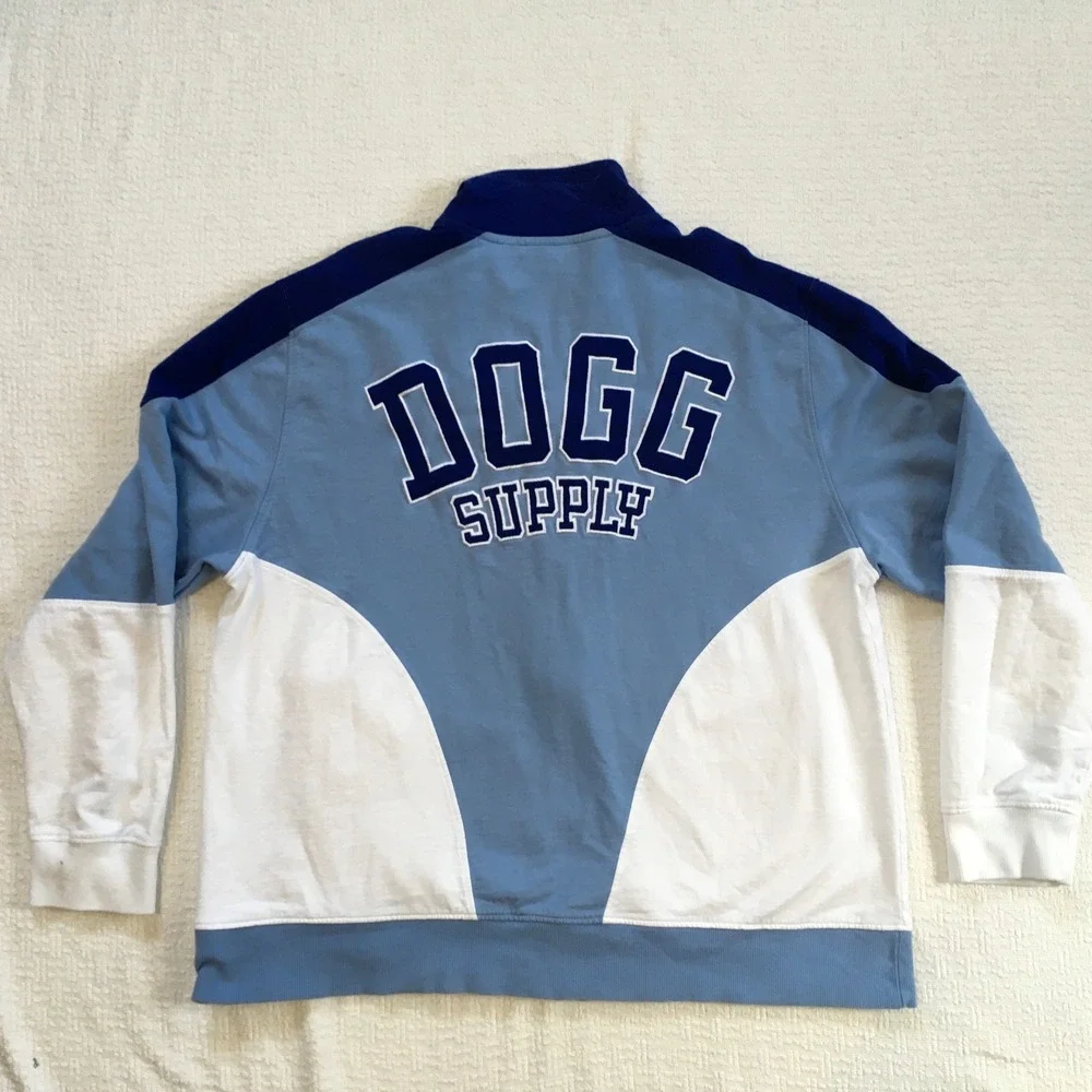 Dogg Supply By Snoop Dogg Track Jacket Full Zip Mens 2XL Streetwear 90s